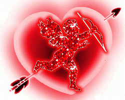 Cœur Cupidon avec Arc et Flèche
